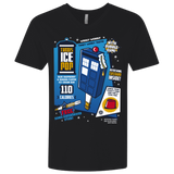 T-Shirts Black / X-Small Tardis Ice Pop Men's Premium V-Neck