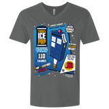 T-Shirts Heavy Metal / X-Small Tardis Ice Pop Men's Premium V-Neck