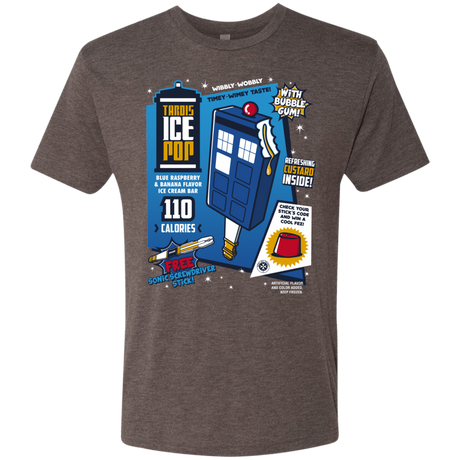 T-Shirts Macchiato / S Tardis Ice Pop Men's Triblend T-Shirt