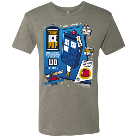 T-Shirts Venetian Grey / S Tardis Ice Pop Men's Triblend T-Shirt