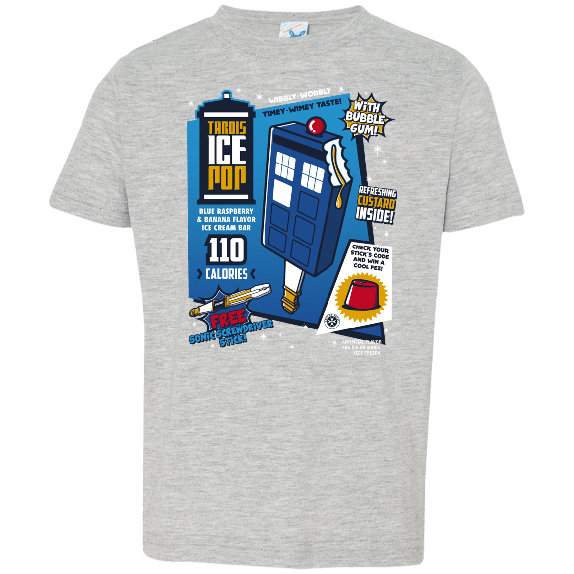 Tardis Ice Pop Toddler Premium T-Shirt