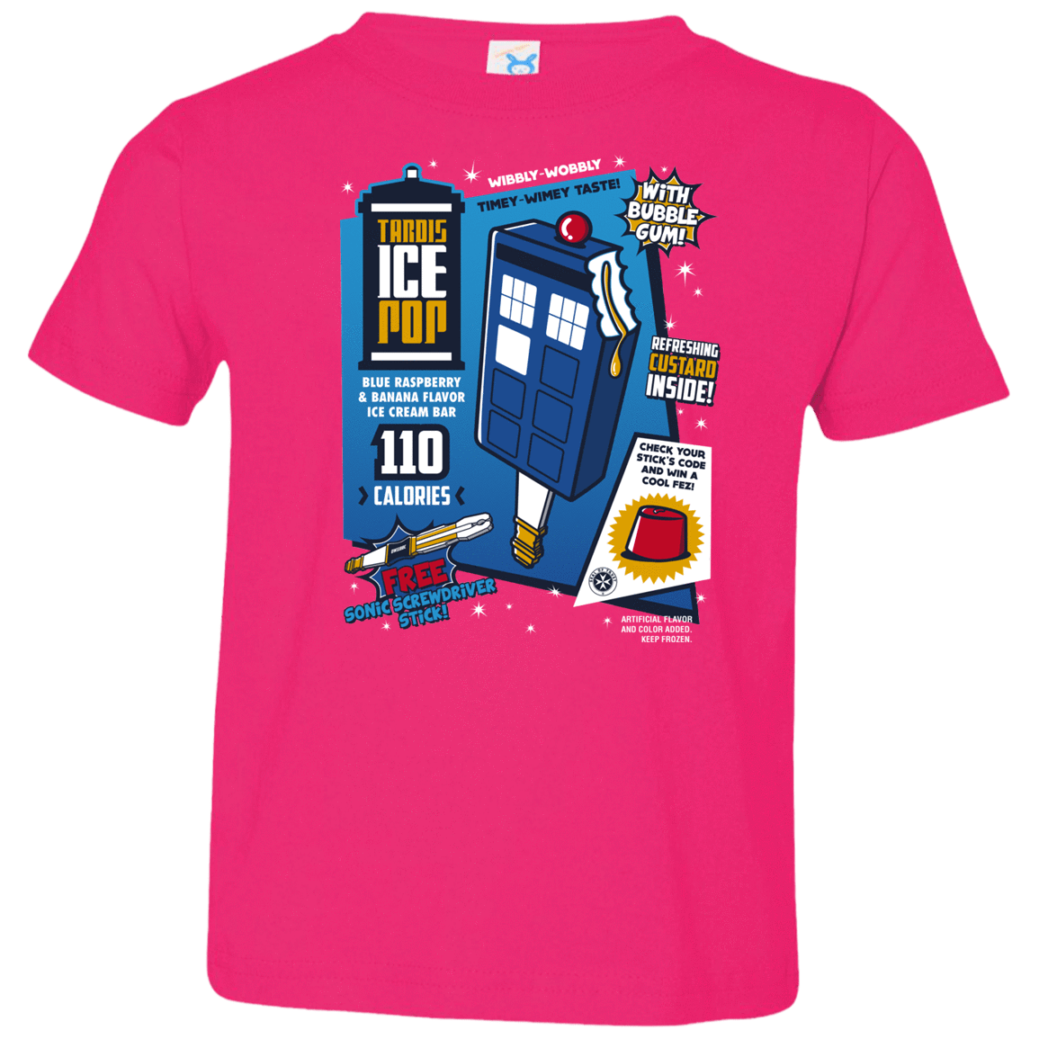 Tardis Ice Pop Toddler Premium T-Shirt