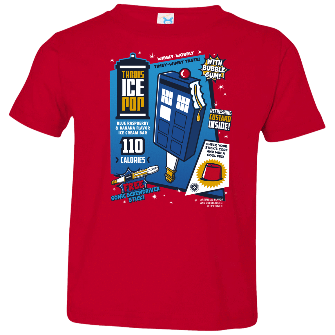 Tardis Ice Pop Toddler Premium T-Shirt