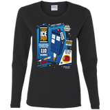 T-Shirts Black / S Tardis Ice Pop Women's Long Sleeve T-Shirt