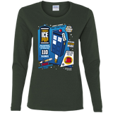 T-Shirts Forest / S Tardis Ice Pop Women's Long Sleeve T-Shirt