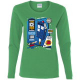 T-Shirts Irish Green / S Tardis Ice Pop Women's Long Sleeve T-Shirt