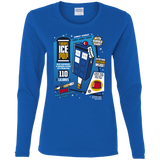 T-Shirts Royal / S Tardis Ice Pop Women's Long Sleeve T-Shirt