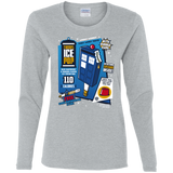 T-Shirts Sport Grey / S Tardis Ice Pop Women's Long Sleeve T-Shirt