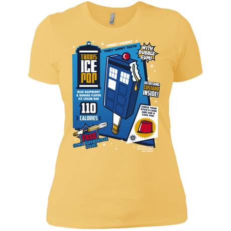T-Shirts Banana Cream/ / X-Small Tardis Ice Pop Women's Premium T-Shirt