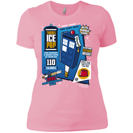 T-Shirts Light Pink / X-Small Tardis Ice Pop Women's Premium T-Shirt
