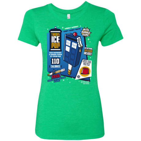 T-Shirts Envy / S Tardis Ice Pop Women's Triblend T-Shirt