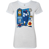 T-Shirts Heather White / S Tardis Ice Pop Women's Triblend T-Shirt