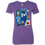 T-Shirts Purple Rush / S Tardis Ice Pop Women's Triblend T-Shirt