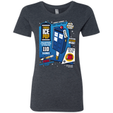 T-Shirts Vintage Navy / S Tardis Ice Pop Women's Triblend T-Shirt