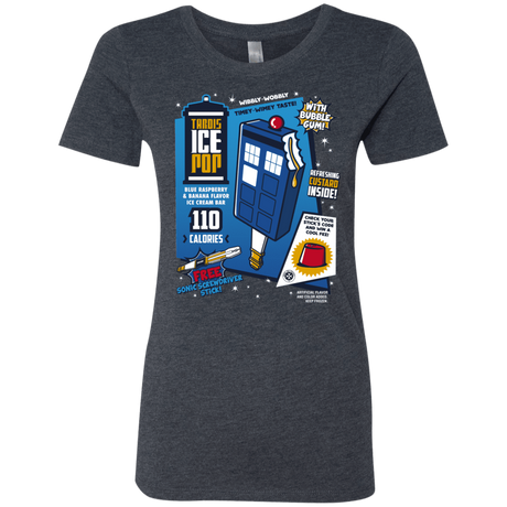 T-Shirts Vintage Navy / S Tardis Ice Pop Women's Triblend T-Shirt
