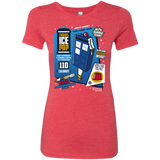 T-Shirts Vintage Red / S Tardis Ice Pop Women's Triblend T-Shirt