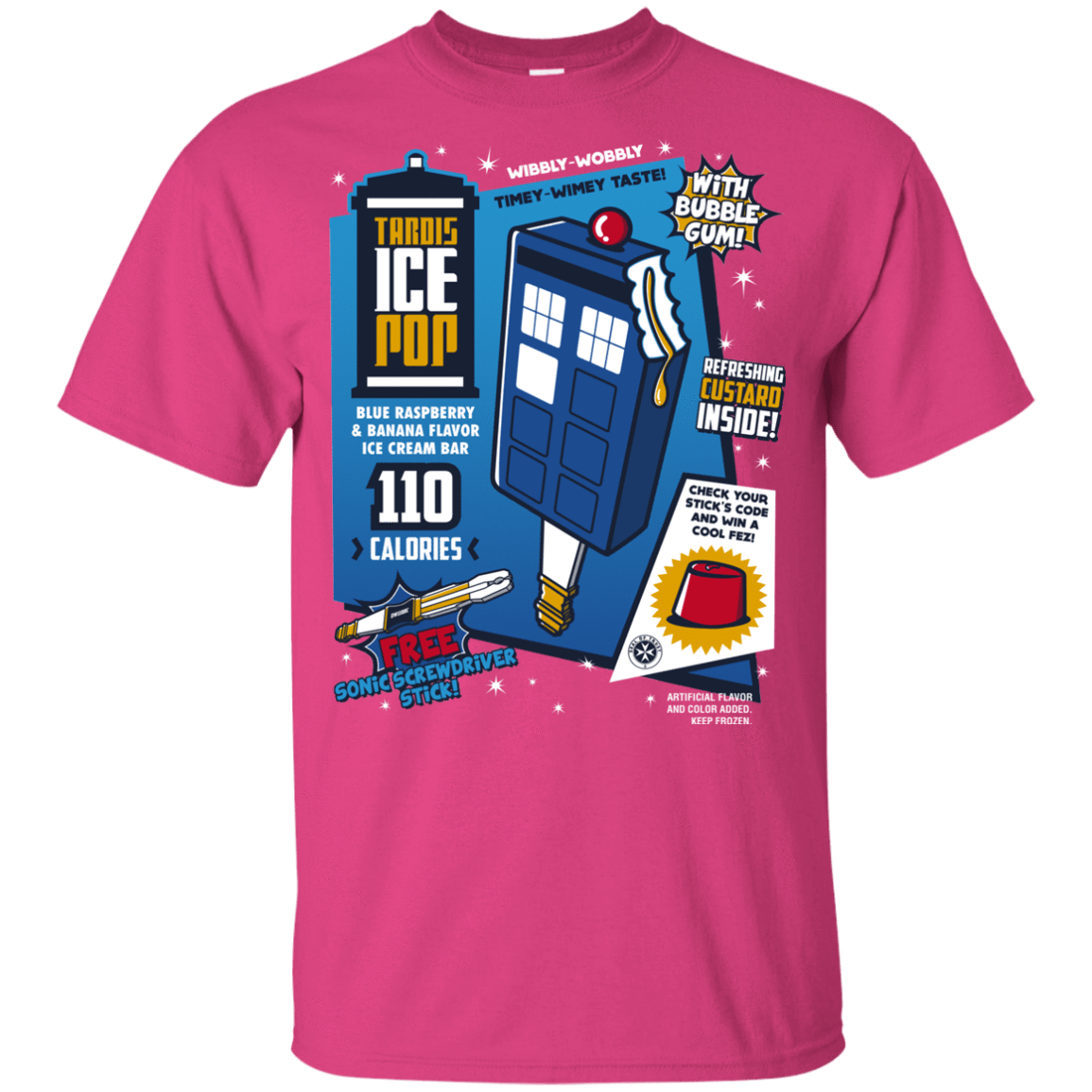 T-Shirts Heliconia / YXS Tardis Ice Pop Youth T-Shirt