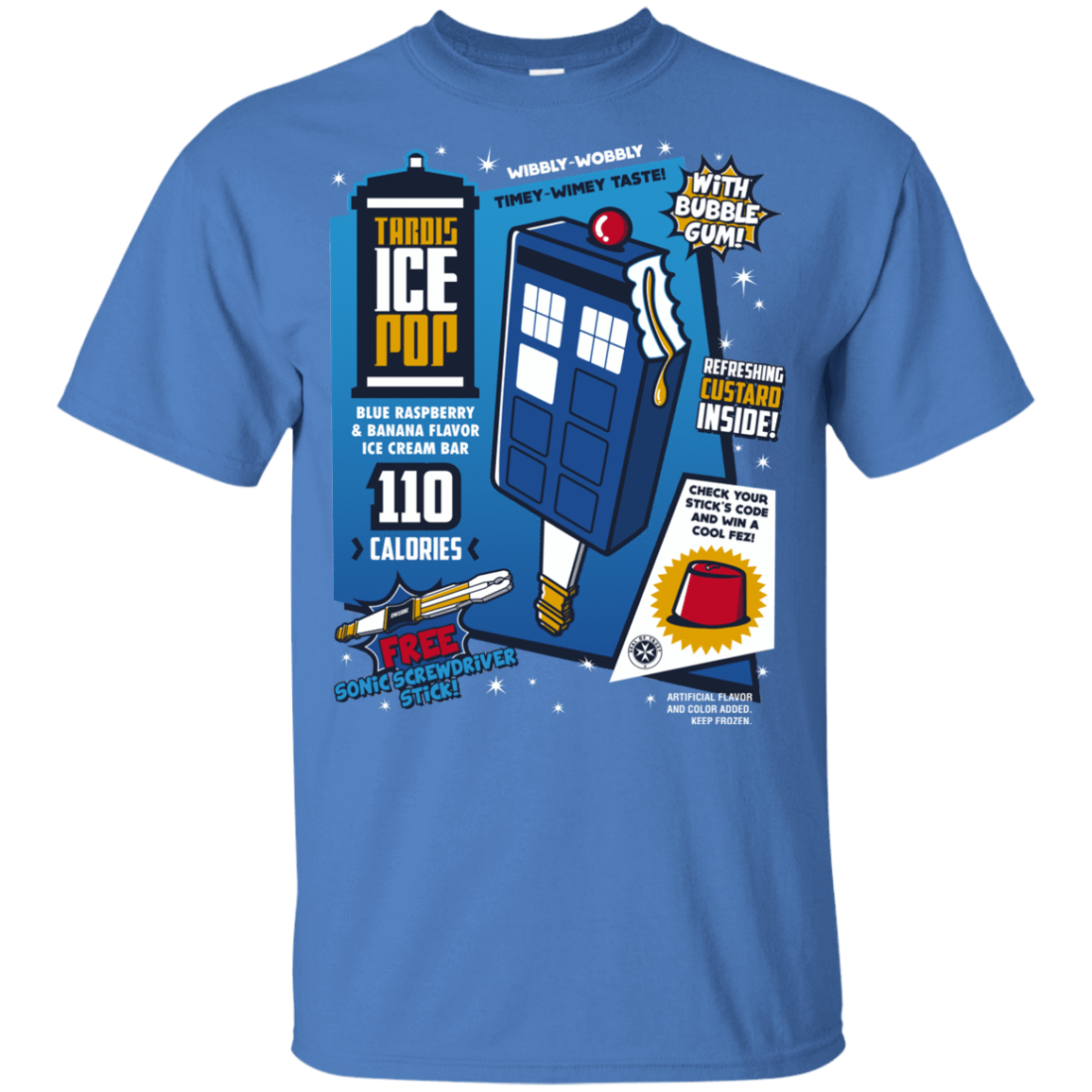 T-Shirts Iris / YXS Tardis Ice Pop Youth T-Shirt