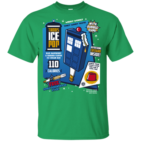 T-Shirts Irish Green / YXS Tardis Ice Pop Youth T-Shirt