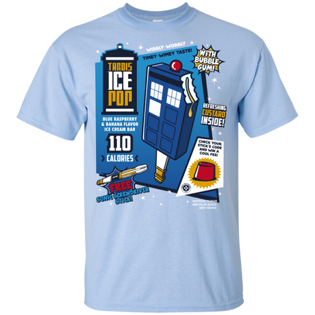 T-Shirts Light Blue / YXS Tardis Ice Pop Youth T-Shirt