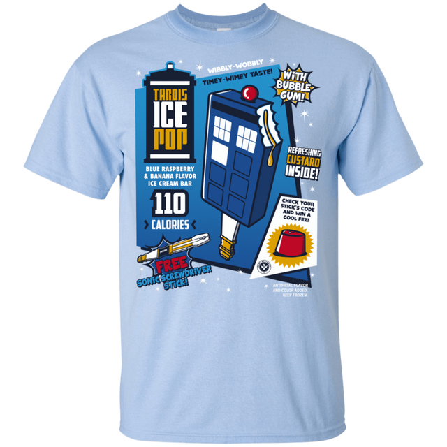 T-Shirts Light Blue / YXS Tardis Ice Pop Youth T-Shirt