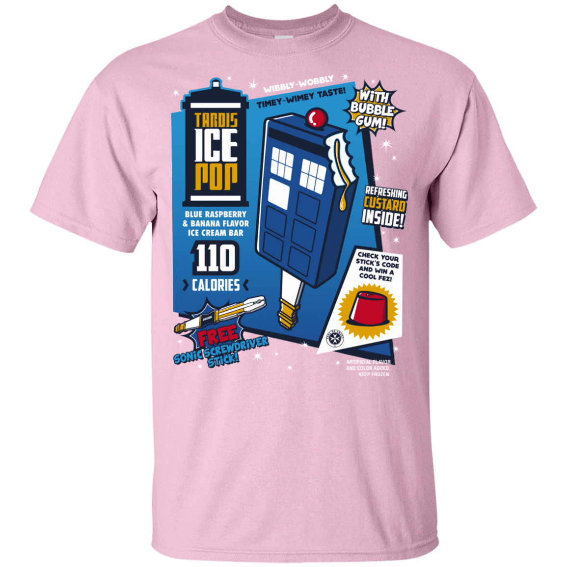 T-Shirts Light Pink / YXS Tardis Ice Pop Youth T-Shirt