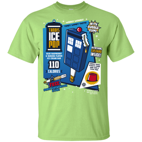 T-Shirts Mint Green / YXS Tardis Ice Pop Youth T-Shirt