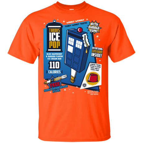 T-Shirts Orange / YXS Tardis Ice Pop Youth T-Shirt