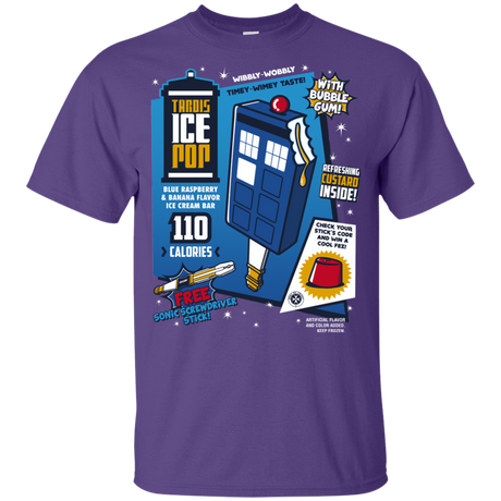 T-Shirts Purple / YXS Tardis Ice Pop Youth T-Shirt