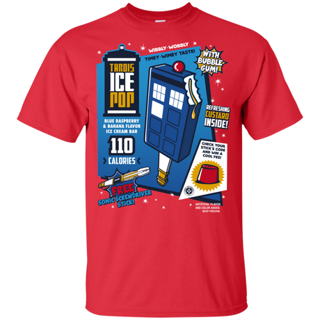 T-Shirts Red / YXS Tardis Ice Pop Youth T-Shirt