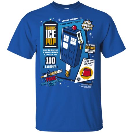 T-Shirts Royal / YXS Tardis Ice Pop Youth T-Shirt