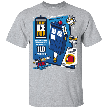 T-Shirts Sport Grey / YXS Tardis Ice Pop Youth T-Shirt