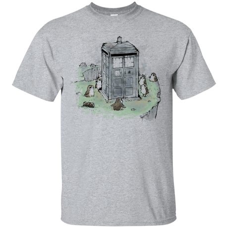 T-Shirts Sport Grey / S Tardis in Jedi Island T-Shirt