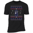T-Shirts Black / X-Small Tardis in the Snow Men's Premium T-Shirt