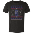 T-Shirts Vintage Black / S Tardis in the Snow Men's Triblend T-Shirt