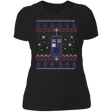 T-Shirts Black / X-Small Tardis in the Snow Women's Premium T-Shirt
