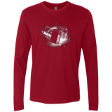 T-Shirts Cardinal / Small Tardis Men's Premium Long Sleeve