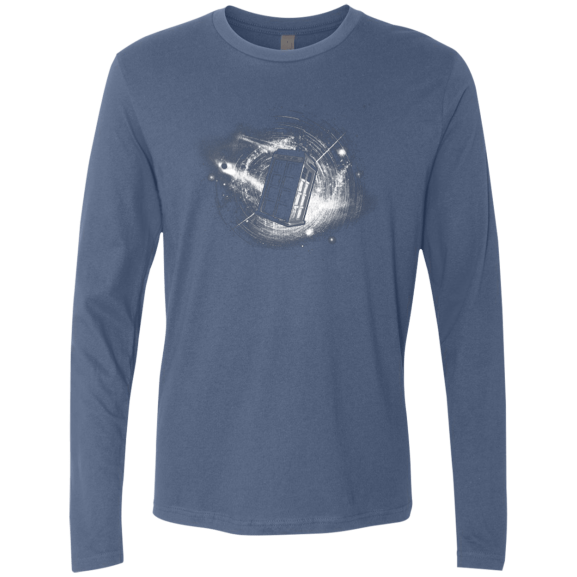 T-Shirts Indigo / Small Tardis Men's Premium Long Sleeve