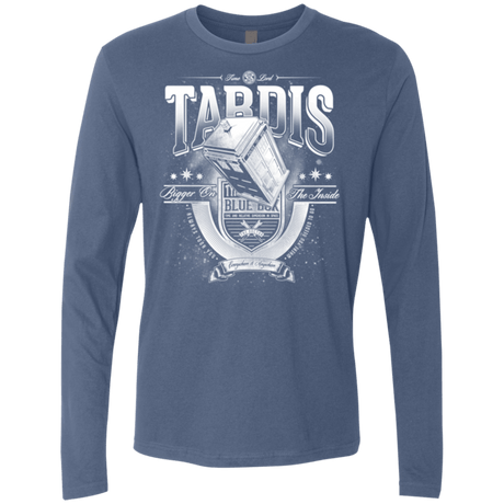 T-Shirts Indigo / Small Tardis Men's Premium Long Sleeve