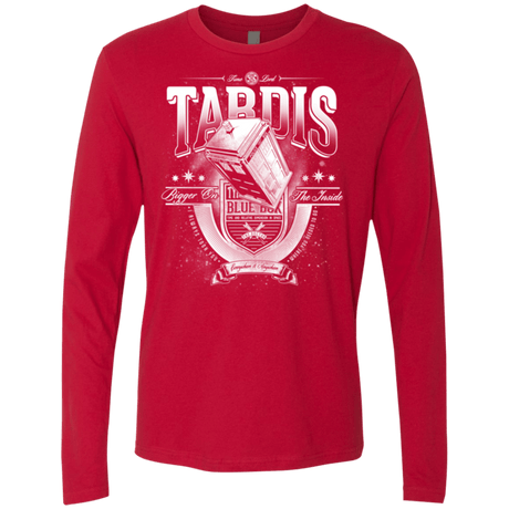 T-Shirts Red / Small Tardis Men's Premium Long Sleeve