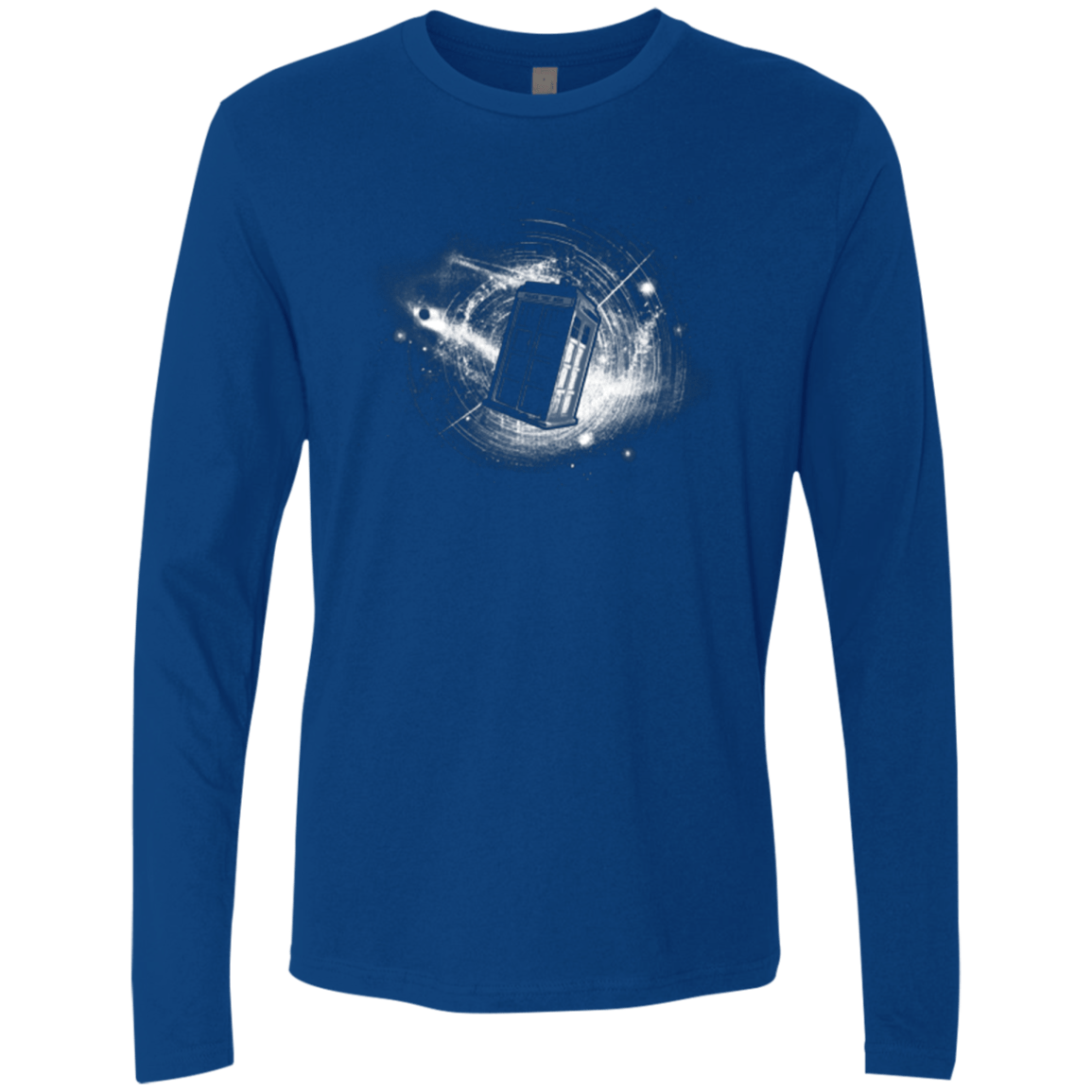 T-Shirts Royal / Small Tardis Men's Premium Long Sleeve