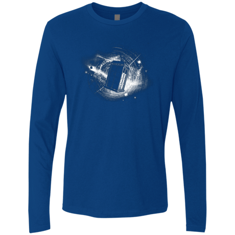 T-Shirts Royal / Small Tardis Men's Premium Long Sleeve