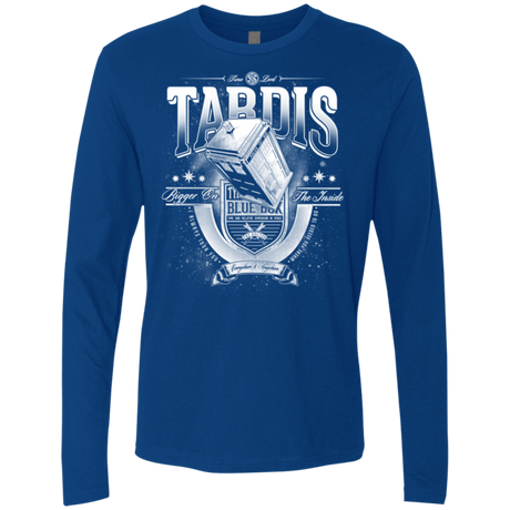 T-Shirts Royal / Small Tardis Men's Premium Long Sleeve