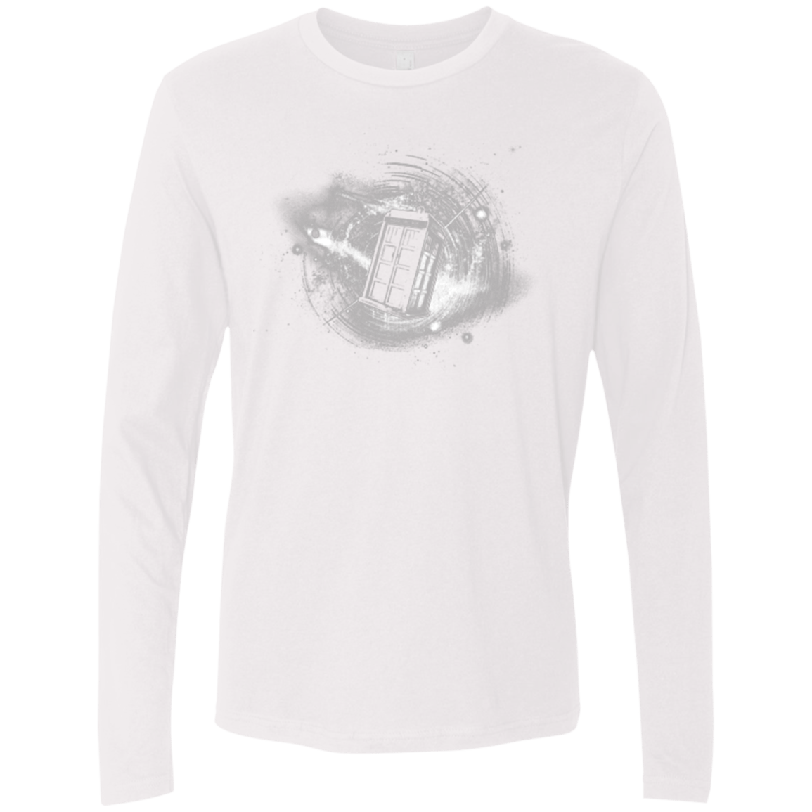 T-Shirts White / Small Tardis Men's Premium Long Sleeve