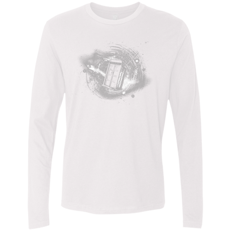 T-Shirts White / Small Tardis Men's Premium Long Sleeve