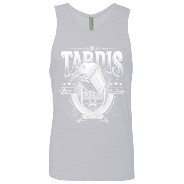 T-Shirts Heather Grey / Small Tardis Men's Premium Tank Top