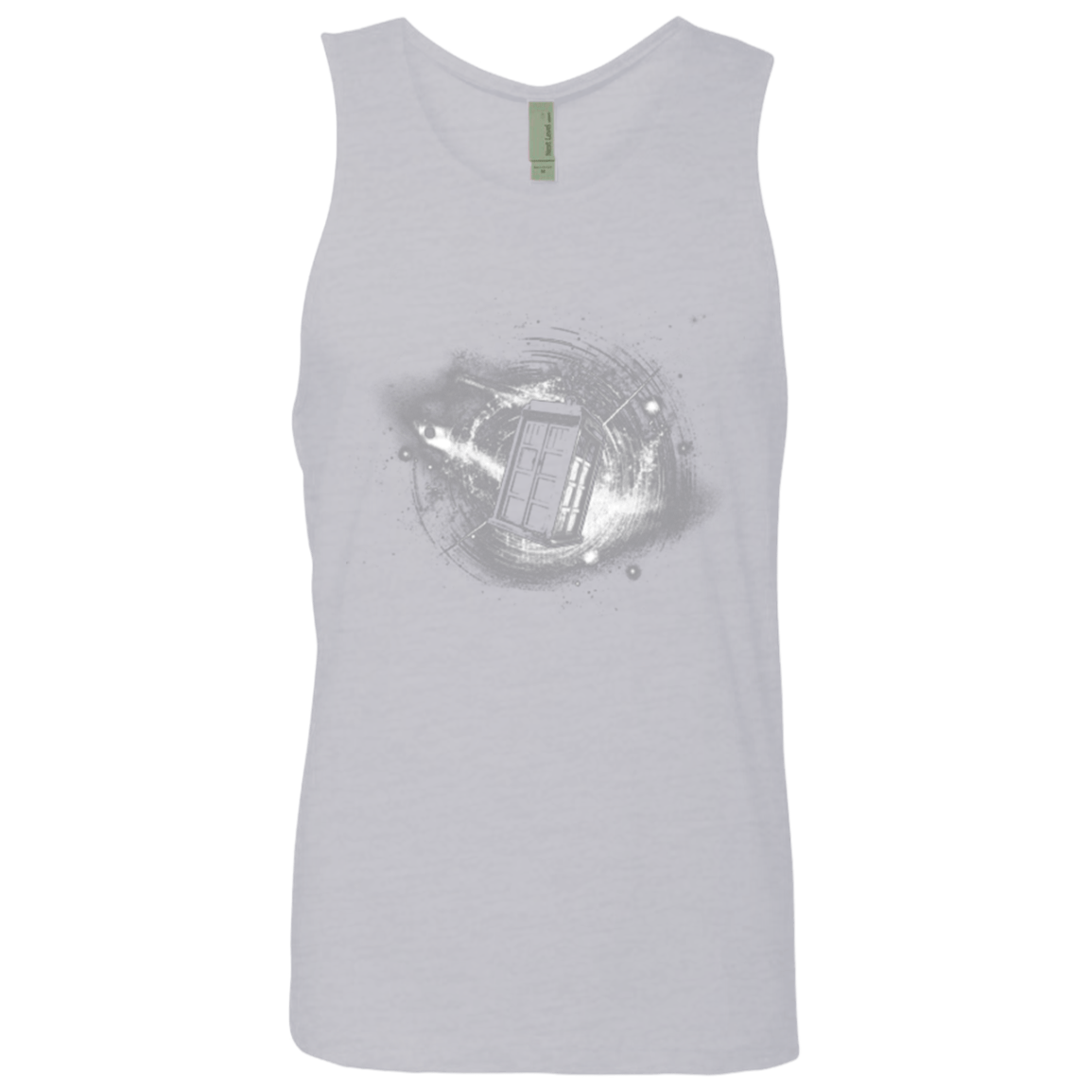 T-Shirts Heather Grey / Small Tardis Men's Premium Tank Top