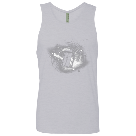 T-Shirts Heather Grey / Small Tardis Men's Premium Tank Top