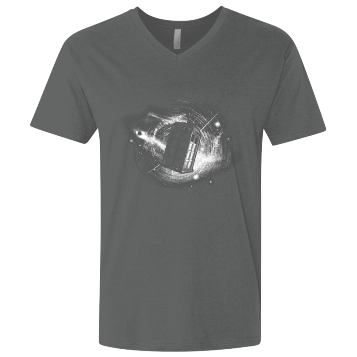 T-Shirts Heavy Metal / X-Small Tardis Men's Premium V-Neck