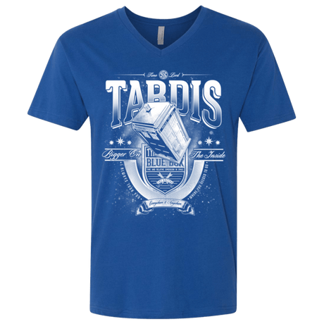 T-Shirts Royal / X-Small Tardis Men's Premium V-Neck